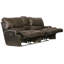 Causeuse inclinable en cuir italien avec console de rangement 89 po Anjuman-24676008-24676009-24676005