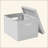 Set Of 2 Collapsible Stackable Storage Box With Lids For Home Or Office Organization