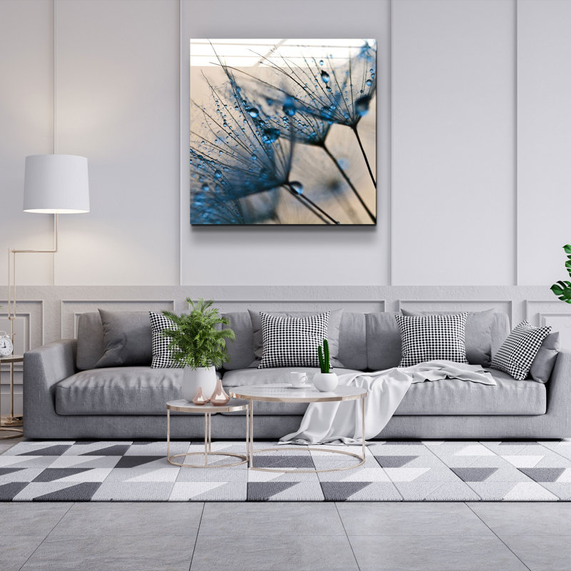 Superbe peinture décorative en verre trempé de 19,7 po x 19,7 po | 100% verre trempé, épaisseur: 0,16 pouce | Impression UV pour des couleurs éclatantes | Parfait pour la décoration intérieure, le salon ou le bureau