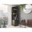 8-Bottle 2-Shelf Bar Cabinet Sideboard Metal Sideboard-1101373154