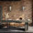 Hattan 8"W Silver Cutout Drum Pendant Light