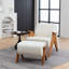 Upholstered Armchair with Footstool-488585400-503314700