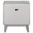  Larissa 2-drawer Nightstand Metallic Mercury
