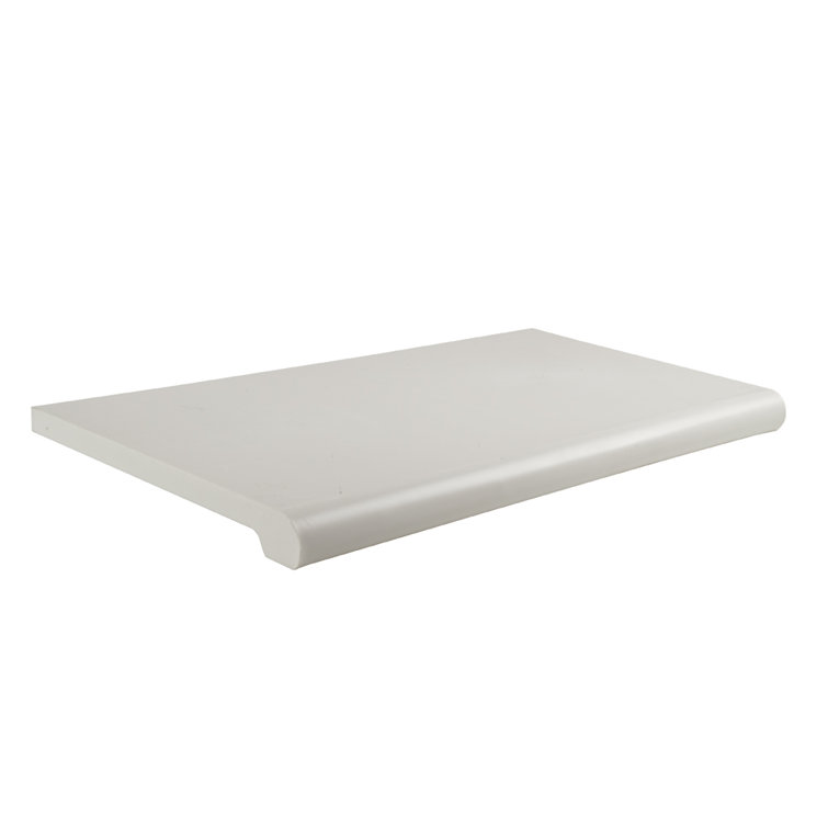 13" D x 46" L Open Bottom Bullnose Shelf
