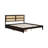 King Size Bed With Woven Headboard & 2 Storage Drawers, Gratifying And-1184803635-1184803628