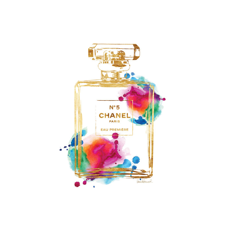Golden Splash Perfume by Amanda Greenwood - Wrapped Canvas Art Prints, 30cm H x 20cm W