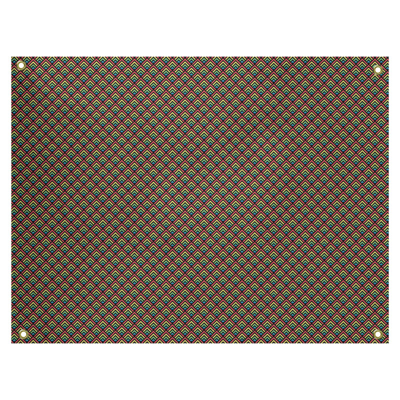Tapisserie dégradé géométrique par katelyn elizabeth Kitterman, Intérieur / extérieur, H 60,5 po x l 81,5 po