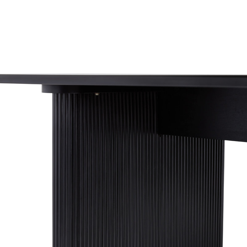 Coursen 68" Rectangular Dining Table, Black
