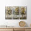 Linen Trees - Ensemble de 3 peintures sur toile tendue-1398774774
