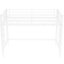 Lit mezzanine en métal blanc TG