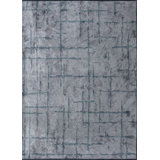 Rapture Gray/Blue Luxury Area Rug