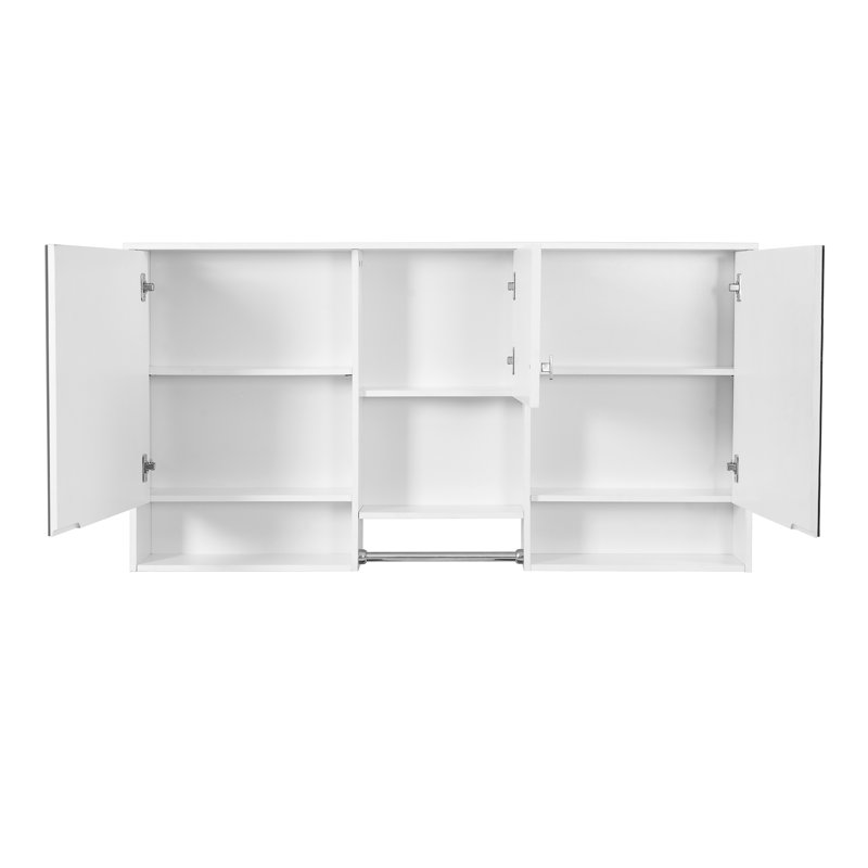 Armoire de toilette murale 55 po avec tablette réglable