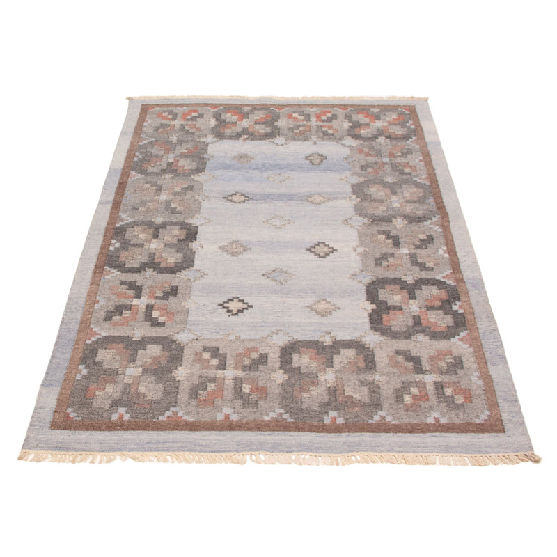 Kilim bleu Ankara FW 5 pi 2 po x 8 pi 0 po