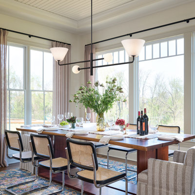 4-Light Cone Kitchen Island Pendant