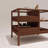 Brown Solid Wood Display Stand