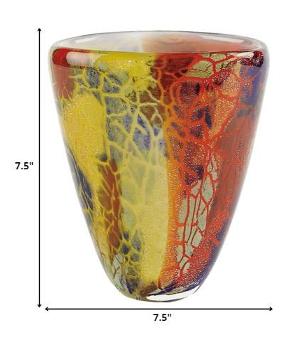Firestorm Vase, 7'  H x 4' W x 7.5' D