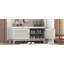 43" Boho Entryway Cushioned Shoe Storage Bench With Double Doors-150233670