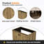 Armoire de salle de bain pliante 30 po sans lavabo-1704279830