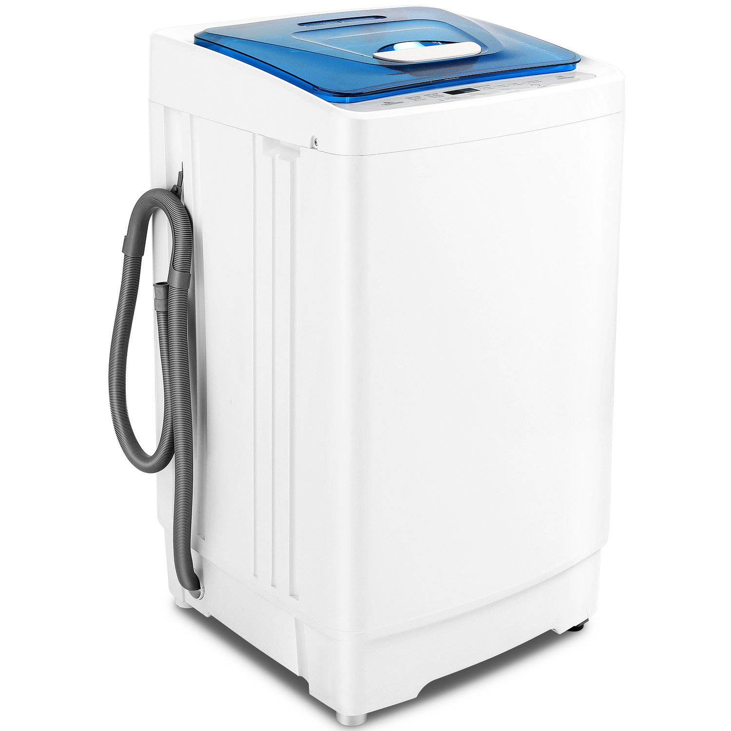 17.8/15.6lbs Energy Saving Washer 2 in 1 Portable Washing Machine 8 Water  Level!