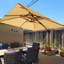Parasol en porte-à-faux carré en bois 132 po ChemIn, beige-1536795997