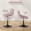 Tarquin Swivel Upholstered Adjustable Height Counter Stool-137573973