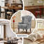 Upholstered Wingback Chair-1557988331