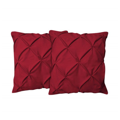 400TC Cotton Pintuck Sateen Solid Euro Sham
