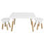 Addington Kids 3 Piece Writing Table and Stool Set-373889658