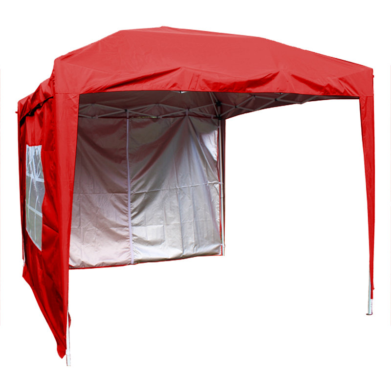 Isere 2.5m x 2.5m Metal Pop-Up Gazebo, Red