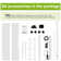Masakazu Height Adjustable Standing Desk with Built-in Outlets,4 Lockable Casters, 2 Hooks