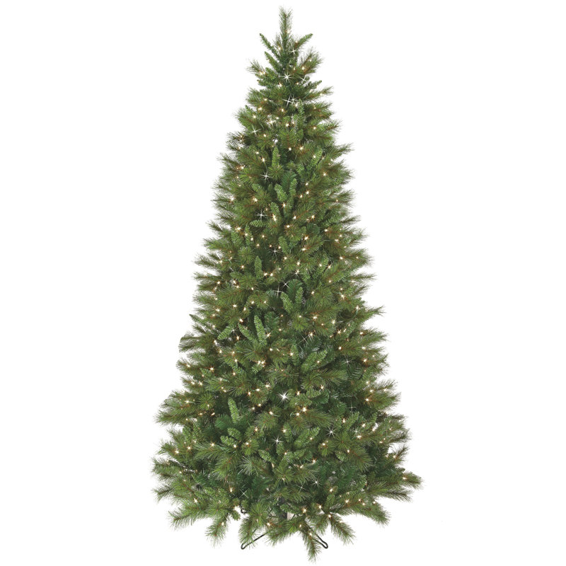 18' H Lighted Artificial Pine Christmas Tree