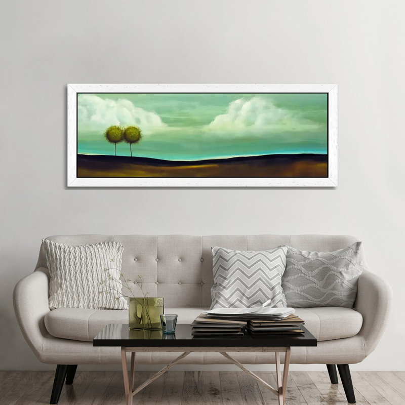 Happily Ever After by Heather Offord - Wrapped Canvas Panoramic Painting, White Framed, 182.88 cm H x 60.96 cm W