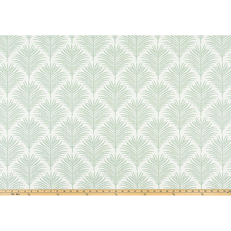 Rideaux bord de mer vert tropical, L 25 po x L 84 po