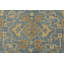 Tapis oriental traditionnel en laine bleue noué à la main 9 pi 4 po x 11 pi Oushak