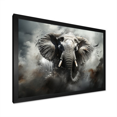 «Elephant Symphony Stampede I» sur toile