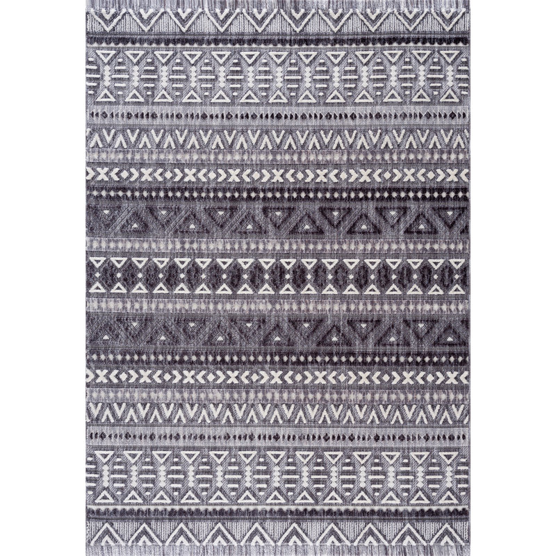 United Weavers Chelsea Lutz gris, Rectangle 7 pi 10 po x 10 pi 6 po