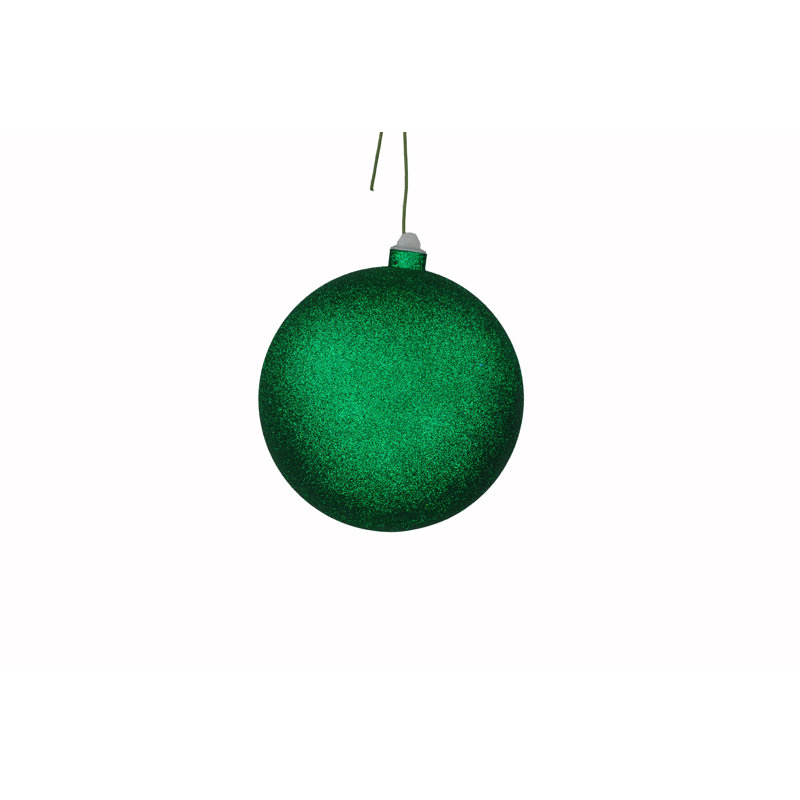 Shatterproof Ball Ornament, Vert, H 14 po x l 5,5 po x P 5,5 po
