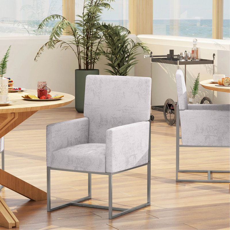 Chaise de salle à manger grise, Gris