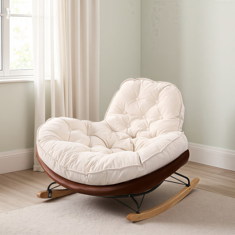Fauteuil de jeu rembourré amovible Irving, Café noir