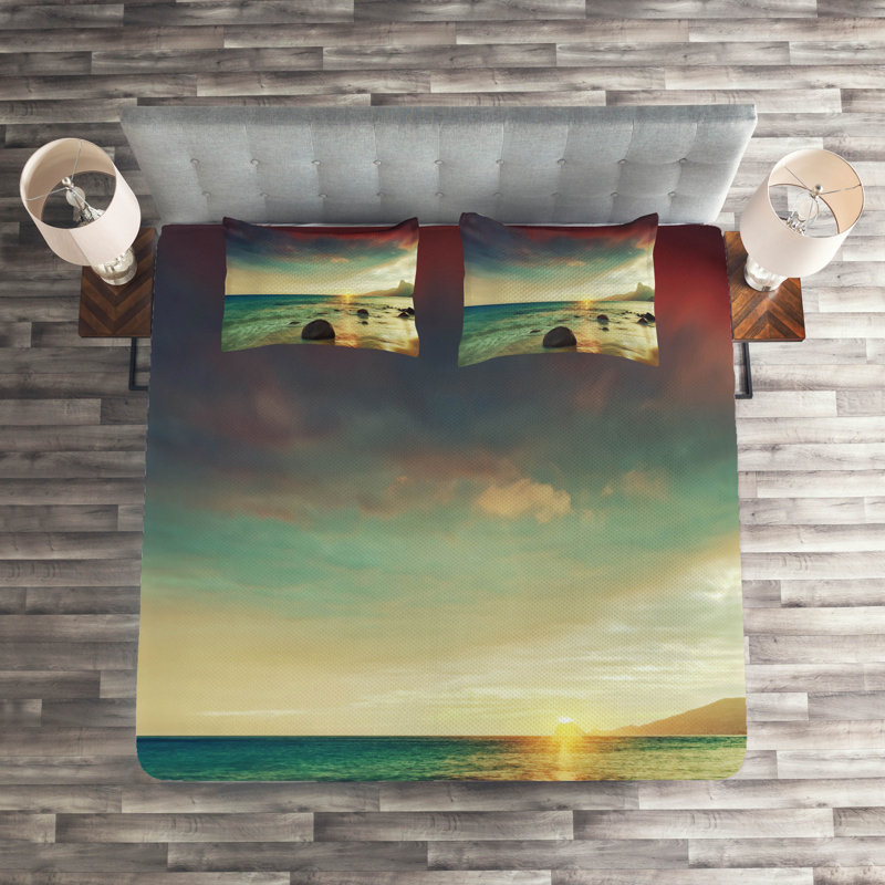 Coastal Polyester Coverlet