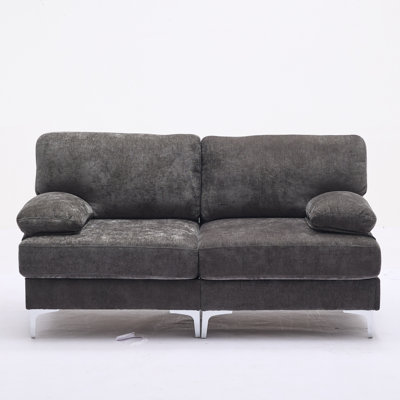 Canapé modulaire surdimensionné en chenille