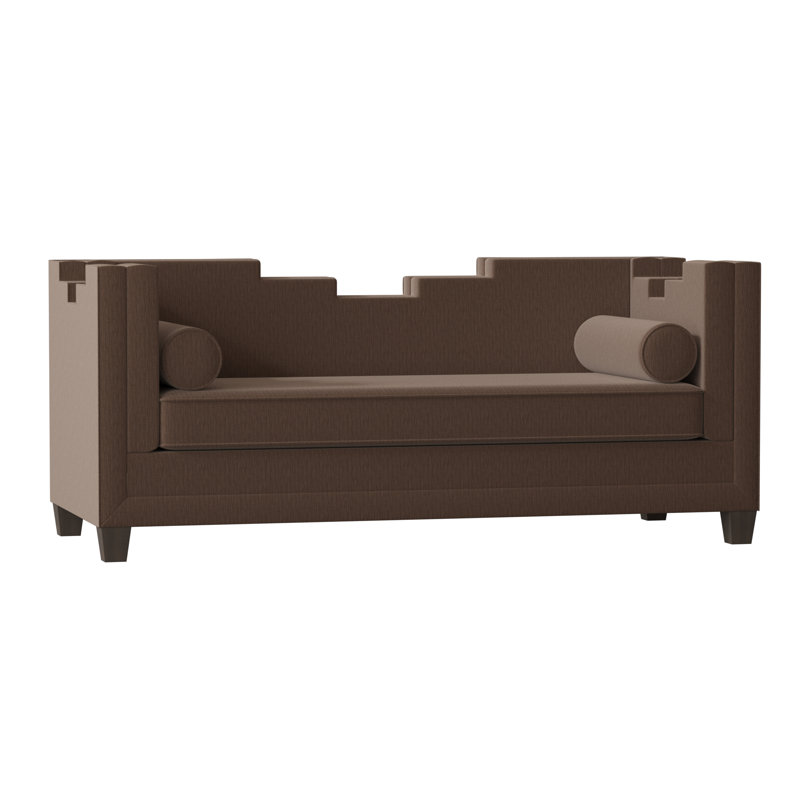 Canapé Bella, Shabby Encore, Brun acajou