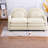Cloud Comfort Sofas Teddy 2 Seater Modern Curved Loveseat For Home