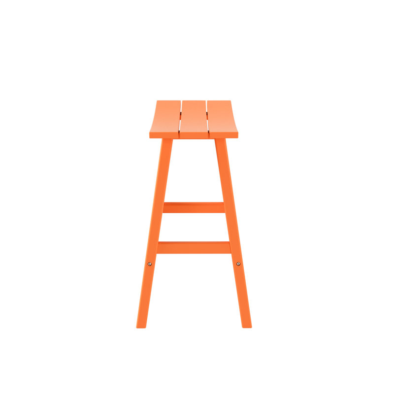 Tabouret d'extérieur Laguna, Orange, Tabouret de bar (siège d'une hauteur de 29 po)