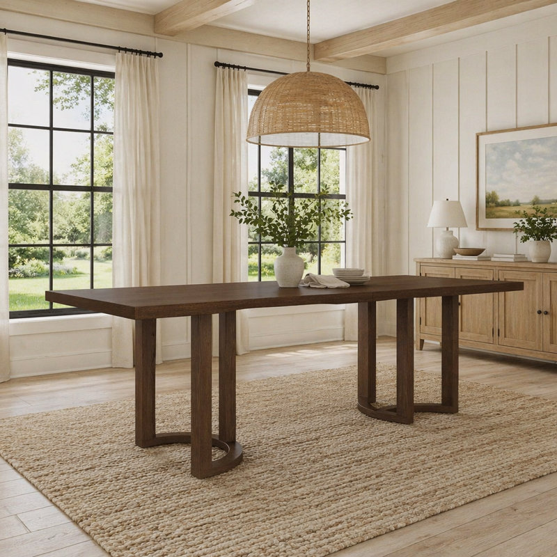 95"Dining Table, Walnut