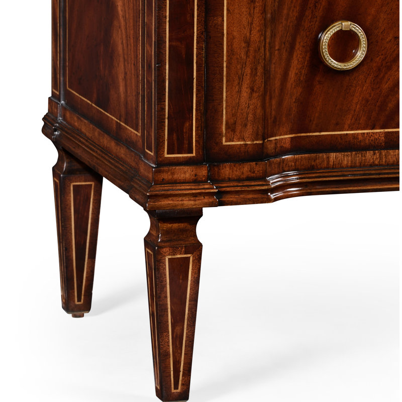 Regency Solid Wood Accent Chest, Medium Antique Mahogany