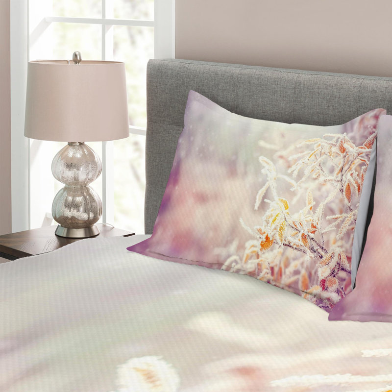 Rustic Polyester Coverlet, Queen Coverlet + 2 Shams