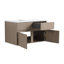 Armoire de rangement avec base de meuble-lavabo, aspect bois 31,5 po, maison de salle de bain moderne