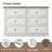 Diako 6 - Drawer 47.3"W Dresser Chests with Storage for Living Room,Bedroom,Entryway-1030713288