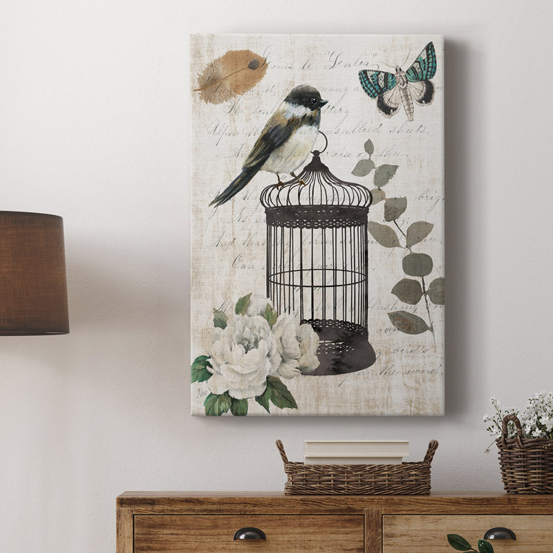 Vintage Menagerie I - galerie Cavas sur mesure, H 18 po x l 12 po
